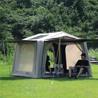 Oppusteligt telt camping udendørs